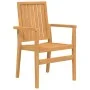 5-piece solid teak wood garden dining set by vidaXL, Garden sets - Ref: Foro24-3157915, Price: 812,45 €, Discount: %