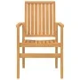 5-piece solid teak wood garden dining set by vidaXL, Garden sets - Ref: Foro24-3157915, Price: 812,45 €, Discount: %