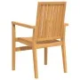 5-piece solid teak wood garden dining set by vidaXL, Garden sets - Ref: Foro24-3157915, Price: 812,45 €, Discount: %