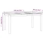 5-piece solid teak wood garden dining set by vidaXL, Garden sets - Ref: Foro24-3157915, Price: 812,45 €, Discount: %
