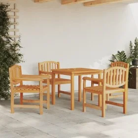 5-piece garden dining set solid teak wood by vidaXL, Garden sets - Ref: Foro24-3157924, Price: 622,19 €, Discount: %