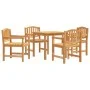5-teiliges Garten-Essset aus massivem Teakholz von vidaXL, Gartensets - Ref: Foro24-3157924, Preis: 622,19 €, Rabatt: %
