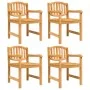 5-teiliges Garten-Essset aus massivem Teakholz von vidaXL, Gartensets - Ref: Foro24-3157924, Preis: 622,19 €, Rabatt: %