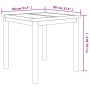 5-piece garden dining set solid teak wood by vidaXL, Garden sets - Ref: Foro24-3157924, Price: 657,08 €, Discount: %