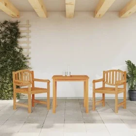 Garden dining set 3 pieces solid teak wood by vidaXL, Garden sets - Ref: Foro24-3157923, Price: 418,50 €, Discount: %