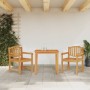 Garden dining set 3 pieces solid teak wood by vidaXL, Garden sets - Ref: Foro24-3157923, Price: 435,04 €, Discount: %