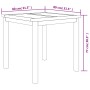 Garden dining set 3 pieces solid teak wood by vidaXL, Garden sets - Ref: Foro24-3157923, Price: 435,04 €, Discount: %