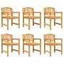 Garten-Essgruppe 7-teilig aus massivem Teakholz von vidaXL, Gartensets - Ref: Foro24-3157935, Preis: 979,01 €, Rabatt: %