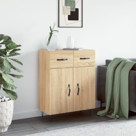 Aparador de madera de ingeniería roble Sonoma 69,5x34x90 cm Aparador de madera de ingeniería roble Sonoma 69,5x34x90 cm