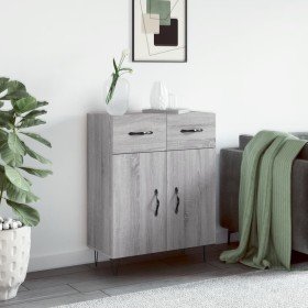 Aparador de madera de ingeniería gris Sonoma 69,5x34x90 cm Aparador de madera de ingeniería gris Sonoma 69,5x34x90 cm
