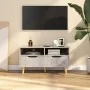 Concrete gray engineered wood TV cabinet 90x40x48.5 cm by vidaXL, TV Furniture - Ref: Foro24-326781, Price: 85,58 €, Discount: %