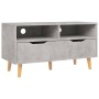 Betongrauer TV-Schrank aus Holzwerkstoff, 90 x 40 x 48,5 cm von vidaXL, TV-Möbel - Ref: Foro24-326781, Preis: 86,88 €, Rabatt: %