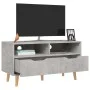 Concrete gray engineered wood TV cabinet 90x40x48.5 cm by vidaXL, TV Furniture - Ref: Foro24-326781, Price: 85,58 €, Discount: %