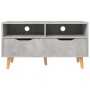 Betongrauer TV-Schrank aus Holzwerkstoff, 90 x 40 x 48,5 cm von vidaXL, TV-Möbel - Ref: Foro24-326781, Preis: 86,88 €, Rabatt: %