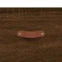 Aparador alto madera contrachapada marrón roble 69,5x34x180 cm de vidaXL, Aparadores - Ref: Foro24-3198448, Precio: 176,28 €,...