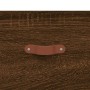 Tall brown oak plywood sideboard 69.5x34x180 cm by vidaXL, Sideboards - Ref: Foro24-3198448, Price: 178,17 €, Discount: %