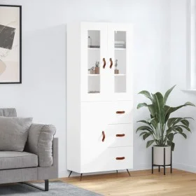 Hohes Sideboard Sperrholz weiß 69,5x34x180 cm von vidaXL, Sideboards - Ref: Foro24-3198441, Preis: 169,29 €, Rabatt: %