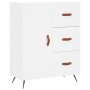 Aparador alto madera contrachapada blanco 69,5x34x180 cm de vidaXL, Aparadores - Ref: Foro24-3198441, Precio: 170,46 €, Descu...