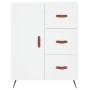 Aparador alto madera contrachapada blanco 69,5x34x180 cm de vidaXL, Aparadores - Ref: Foro24-3198441, Precio: 170,46 €, Descu...