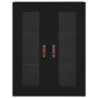 Tall black plywood sideboard 69.5x34x180 cm by vidaXL, Sideboards - Ref: Foro24-3198442, Price: 174,00 €, Discount: %