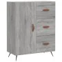 Hohes Sideboard aus sonomagrauem Sperrholz, 69,5 x 34 x 180 cm von vidaXL, Sideboards - Ref: Foro24-3198447, Preis: 171,69 €,...