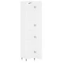 Hohes weißes Sperrholz-Sideboard 34,5 x 34 x 180 cm von vidaXL, Sideboards - Ref: Foro24-3198769, Preis: 98,41 €, Rabatt: %