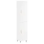 Hochglänzendes Sideboard aus weißem Sperrholz, 34,5 x 34 x 180 cm von vidaXL, Sideboards - Ref: Foro24-3198771, Preis: 104,12...
