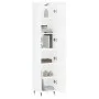 Hochglänzendes Sideboard aus weißem Sperrholz, 34,5 x 34 x 180 cm von vidaXL, Sideboards - Ref: Foro24-3198771, Preis: 104,12...