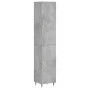 Betongraues Sperrholz-Sideboard 34,5 x 34 x 180 cm von vidaXL, Sideboards - Ref: Foro24-3198773, Preis: 95,34 €, Rabatt: %