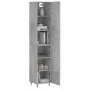 Betongraues Sperrholz-Sideboard 34,5 x 34 x 180 cm von vidaXL, Sideboards - Ref: Foro24-3198773, Preis: 95,34 €, Rabatt: %