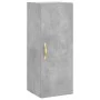 Betongraues Sperrholz-Sideboard 34,5 x 34 x 180 cm von vidaXL, Sideboards - Ref: Foro24-3198773, Preis: 95,34 €, Rabatt: %
