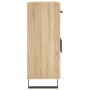 Aparador de madera de ingeniería roble Sonoma 69,5x34x90 cm