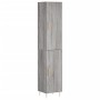 Hoher Schrank aus grauem Sonoma-Sperrholz 34,5x34x180 cm. von vidaXL, Sideboards - Ref: Foro24-3198783, Preis: 90,62 €, Rabat...