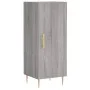 Aparador alto madera contrachapada gris Sonoma 34,5x34x180 cm de vidaXL, Aparadores - Ref: Foro24-3198783, Precio: 90,62 €, D...