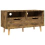 Mueble de TV madera de ingeniería roble ahumado 90x40x48,5 cm de vidaXL, Muebles TV - Ref: Foro24-326785, Precio: 87,40 €, De...