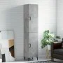 Aparador de madera contrachapada gris hormigón 34,5x34x180 cm by vidaXL, Sideboards - Ref: Foro24-3198789, Price: 97,67 €, Di...