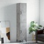 Aparador de madera contrachapada gris hormigón 34,5x34x180 cm by vidaXL, Sideboards - Ref: Foro24-3198789, Price: 98,53 €, Di...