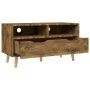 Mueble de TV madera de ingeniería roble ahumado 90x40x48,5 cm de vidaXL, Muebles TV - Ref: Foro24-326785, Precio: 86,24 €, De...
