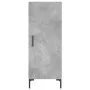Aparador de madera contrachapada gris hormigón 34,5x34x180 cm by vidaXL, Sideboards - Ref: Foro24-3198789, Price: 97,67 €, Di...