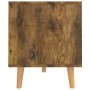 Mueble de TV madera de ingeniería roble ahumado 90x40x48,5 cm de vidaXL, Muebles TV - Ref: Foro24-326785, Precio: 87,40 €, De...
