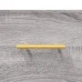 Aparador alto madera contrachapada gris sonoma 69,5x34x180 cm de vidaXL, Aparadores - Ref: Foro24-3198463, Precio: 174,22 €, ...