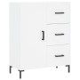 Aparador alto madera contrachapada blanco 69,5x34x180 cm by vidaXL, Sideboards - Ref: Foro24-3198465, Price: 191,19 €, Discou...