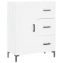 Aparador alto madera contrachapada blanco 69,5x34x180 cm de vidaXL, Aparadores - Ref: Foro24-3198465, Precio: 180,98 €, Descu...