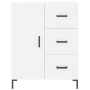 Aparador alto madera contrachapada blanco 69,5x34x180 cm by vidaXL, Sideboards - Ref: Foro24-3198465, Price: 191,19 €, Discou...
