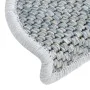 Selbstklebende Sisal-Stufenmatte 15 Stück blau 56x17x3 cm von vidaXL, Treppenmatten - Ref: Foro24-326862, Preis: 84,01 €, Rab...