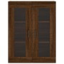Tall oak brown plywood sideboard 69.5x34x180 cm by vidaXL, Sideboards - Ref: Foro24-3198472, Price: 179,76 €, Discount: %