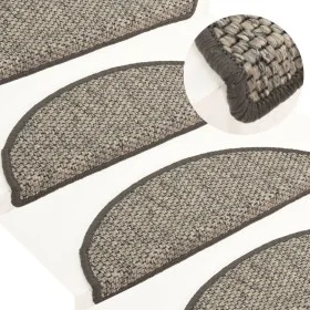 Self-adhesive sisal stair mat 15 pcs anthracite 65x21x4cm by vidaXL, Stair mats - Ref: Foro24-326872, Price: 82,39 €, Discoun...