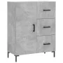 Aparador alto madera contrachapada gris hormigón 69,5x34x180 cm de vidaXL, Aparadores - Ref: Foro24-3198469, Precio: 175,57 €...