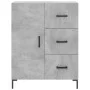 Aparador alto madera contrachapada gris hormigón 69,5x34x180 cm de vidaXL, Aparadores - Ref: Foro24-3198469, Precio: 175,57 €...