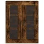 Hohes Sideboard aus geräuchertem Eichensperrholz, 69,5 x 34 x 180 cm von vidaXL, Sideboards - Ref: Foro24-3198470, Preis: 176...